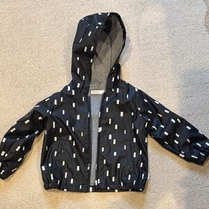 Stylish Kids Black and White Raincoat